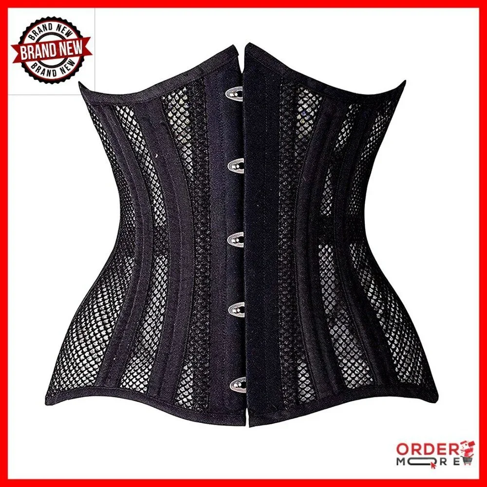 Longline Steel Boned Waist Trainer Corset Heavy Duty Shapewear Hourglass